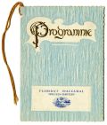 Dance Card for Governor Park Trammell's Inaugural Ball, 1913
