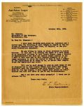 Correspondence Between Charles L. Collins and Mr. Simmons, 1908