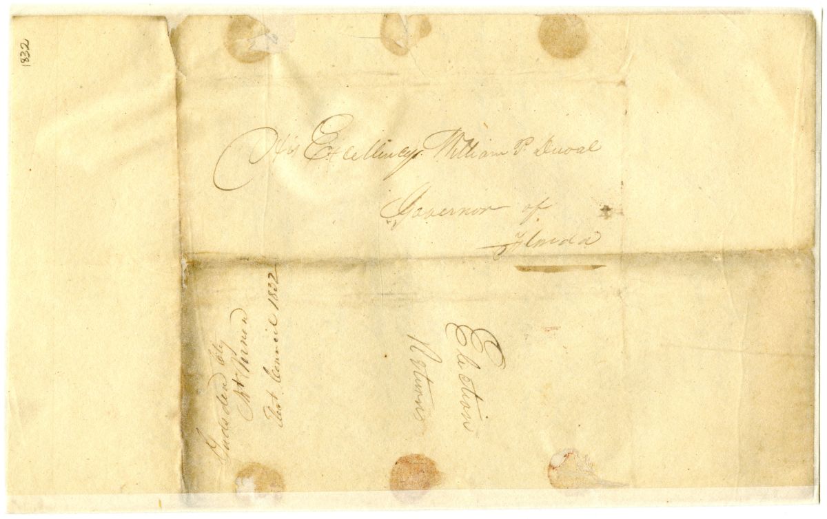 Election Returns from Gadsden County for the Florida Territorial Legislative Council, 1832