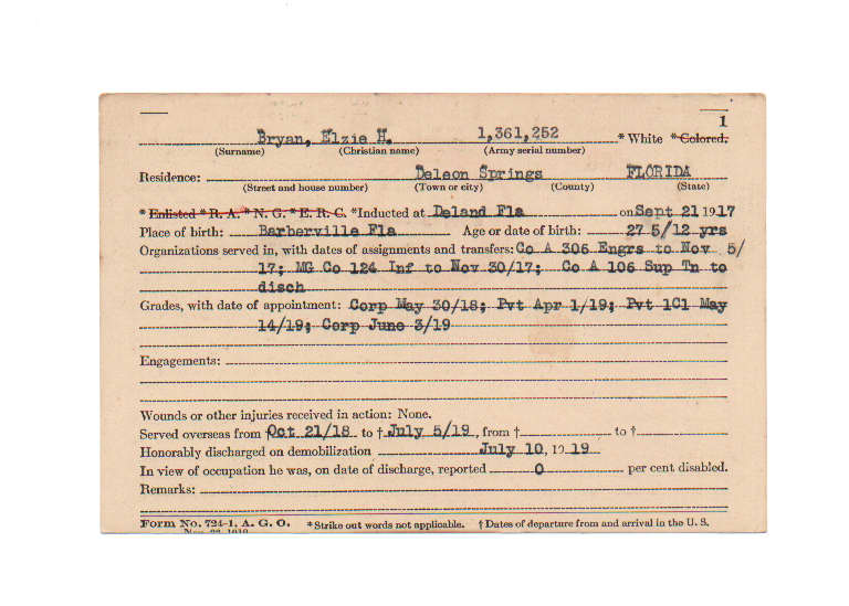 Elzie H Bryan