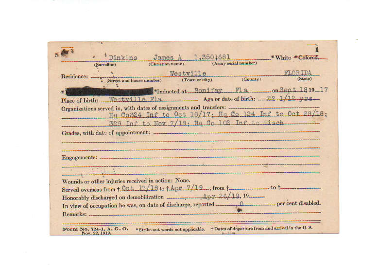 James A Dinkins
