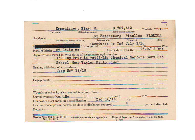 Elmer E Ermatinger