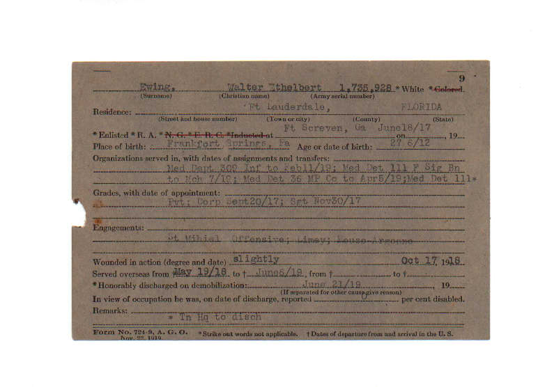 Walter Ethelbert Ewing