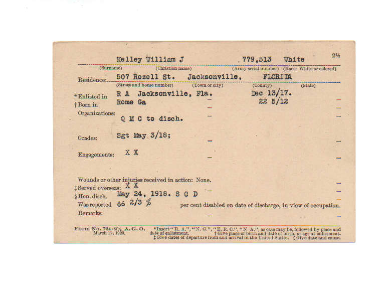 William J Kelley