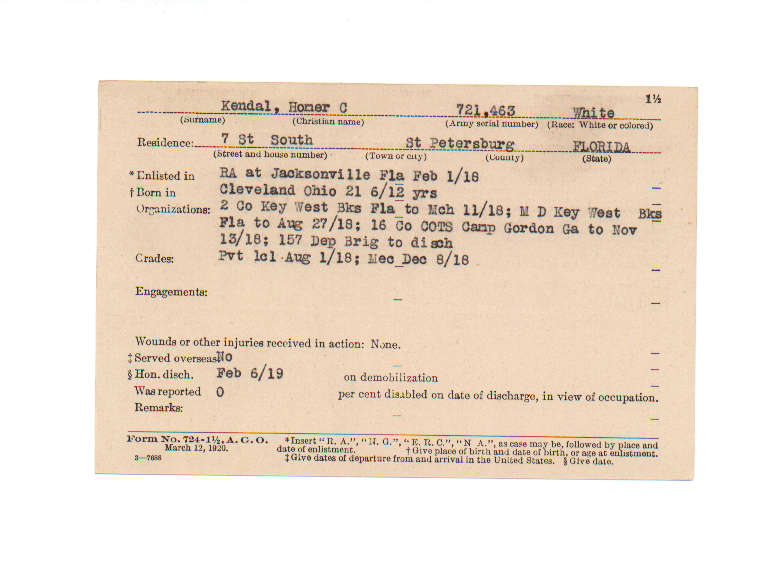 Homer C. Kendal