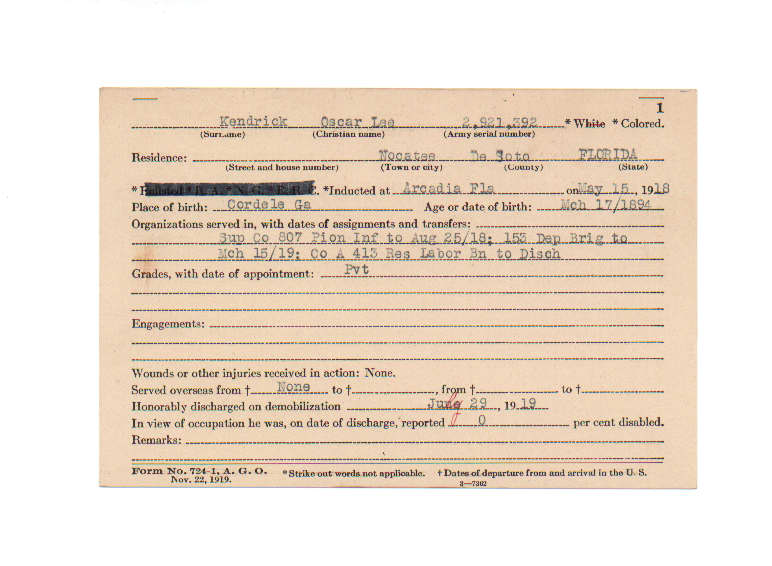 Oscar Lee Kendrick