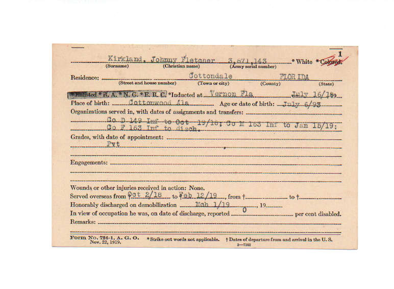 Johnny Fletcher Kirkland