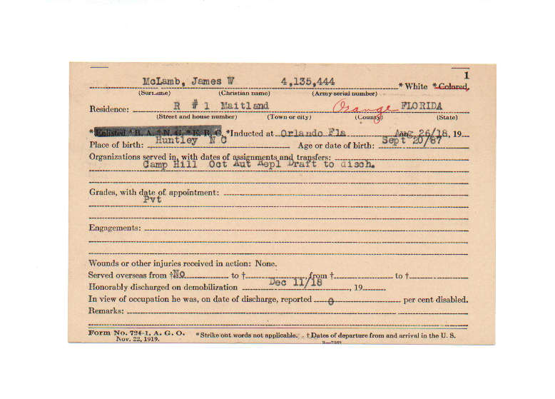 James W McLamb