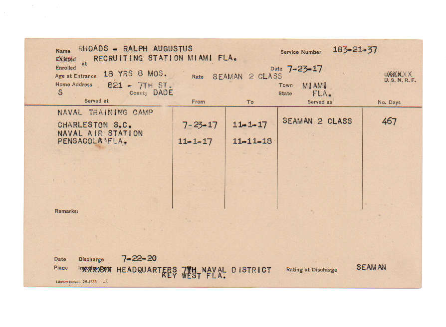 Ralph Augustus Rhoads
