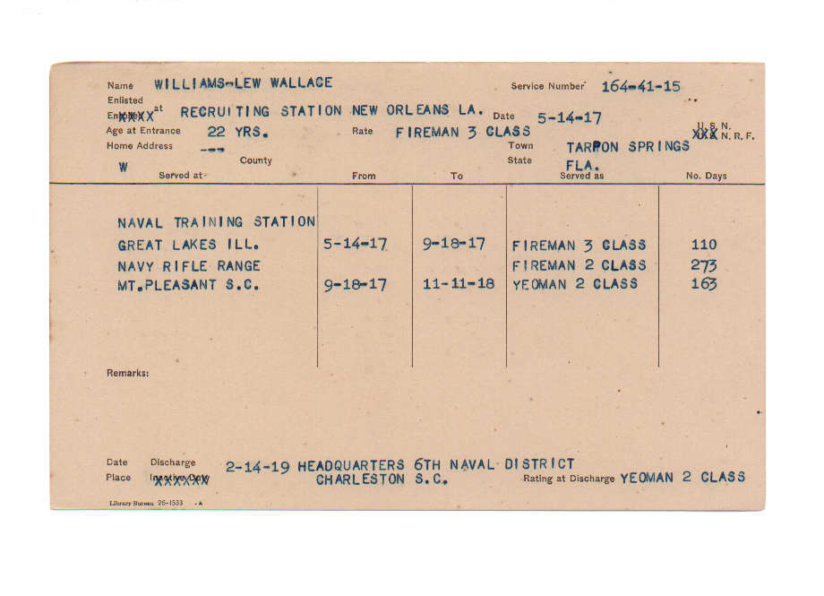 Lew Wallace Williams