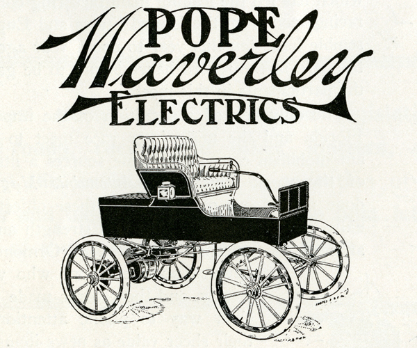 1904 Pope-Waverly Electric Runabout advertisement
