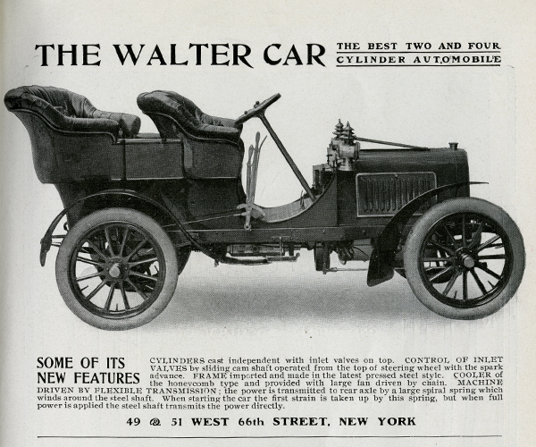 1904 gasoline-powered Walter Car