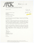 Letter from Carrie Meek to Governor Bob Graham Regarding Unemployment Assistance, August 25, 1982