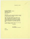 Correspondence Regarding Having Walt Disney Serve as the "Fall Guy" for the Saints and Sinners Club of Miami Beach, 1966