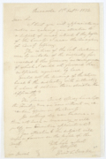 Letter from Edward L. Drake to Governor William Pope Duval Concerning Officers in Escambia County, October 1, 1832