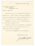 Correspondence Between Joseph Battaglia and Governor Doyle Carlton Regarding Prohibition, 1929