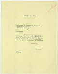 Copy of Letter from Governor Millard Caldwell to Dr. F. D. Patterson