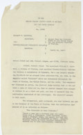 An Appeal made by Millard Caldwell Concerning a Libel Case, April 21, 1947