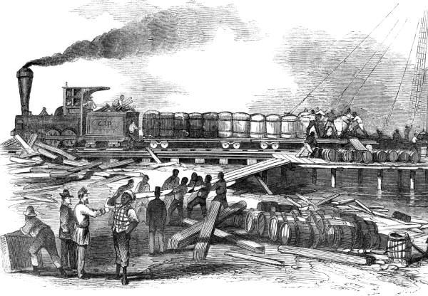 Shipping rosin, cotton, and turpentine from Fernandina to New York, 1862