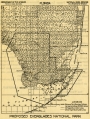 Proposed Map of Everglades National Park, 1934