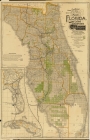Sectional Map of Florida, 1888 - East and Southern Portion