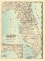 County Map of Florida, 1885