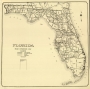 Florida Road Condition Map, 1924