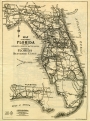 Standard Guide Map of Florida, 1928