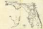 Florida Automobile Road Map, 1917