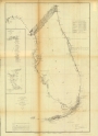 Survey Map of East Coast of Florida, 1860