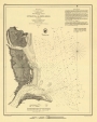Entrance to St. Johns River Nautical Chart, 1853