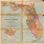 Florida Annual Map, 1884