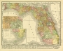 Map of Florida, 1909