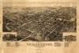 Bird's-Eye View of Tallahassee, 1885