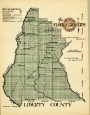 Map of Liberty County, 1914