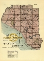 Map of Taylor County, 1914
