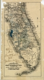 Map Florida land owned by Disston Company, 1881