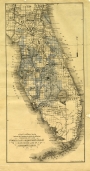 Map Florida land owned by Disston Company, et al., 1883