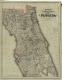 Colton's Florida, 1884 -East