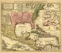 Map of Mexico and Florida, 1739