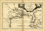 Map of the Coasts of the Mississippi River, 1705