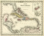 Colton's West Indies, 1855