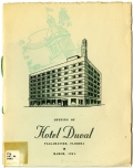 Opening of Hotel Duval program, March 1951