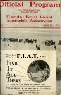 Official Program - Ormond-Daytona Beach Races, 1904