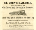 Advertisement for the St. Johns Railroad, 1878