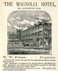 Advertisement for the Magnolia Hotel in St. Augustine, 1876