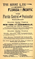 Advertisement for the Florida Central and Peninsular Railroad, 1895