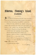 Advertisement for Hibernia, Fleming's Island, Florida