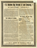 Advertisement for land offered by the St. Andrews Bay Railroad & Land Company