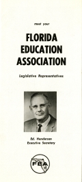 FEA Pamphlet Encouraging Members to Meet Their Legislative Representatives, 1967
